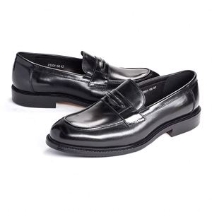 Mocasines Formales de Cuero Genuino para Hombre, de Lujo, Precio de Fábrica al por Mayor, Alta Calidad, Zapatos Sin Cordones para Bodas, Negocios y Banquetes - Product Image 5