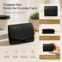 Dompet Kancing Kulit Asli Wanita |   Dompet Kartu Kapasitas Besar Tipis |   Dompet untuk Perjalanan Bisnis Mewah & Penggunaan Sehari-hari