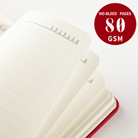 Carnet de notes A6 2027 avec couverture personnalisable, agenda étudiant, carnet de planification en cuir PU, vente en gros