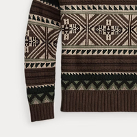 Pull-over surdimensionné respirant pour homme, automne, avec motifs géométriques rayés, col rond