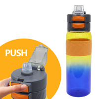 Bouteille d'eau de sport personnalisée avec logo, légère, de haute qualité, en Tritan, sans BPA, résistante à la chaleur, anti-fuite, portable