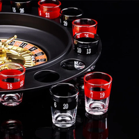 Bar Pary jeux plateau tournant russe pour adultes, machine à Roulette tourner la roue, jeu de tir à boire avec 16 tasses pour adultes de 2 à 8 personnes