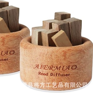 Diffuseur de parfum AIERMIao avec bâtonnets en bois, parfum d'ambiance pour la maison, la voiture, le bureau, huile essentielle longue durée - Product Image 1