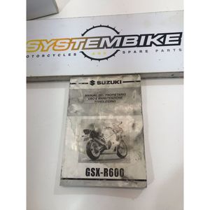 Manuale di utilizzo e guida all'assistenza tecnica per il proprietario della Suzuki Gsx R600 - Product Image 1
