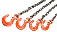 Anneau de chaîne de levage G80 zingué de 16mm avec structure soudée pour soulever des objets à 4 jambes