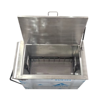 Nouvelle machine de nettoyage à ultrasons industrielle électrique 215L avec réservoir chauffant en acier inoxydable 304 pour usage commercial en cuisine et hôtel