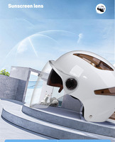 2024 casque de moto électrique personnalisé casques de sécurité à double lentille pour hommes et femmes casque de moto