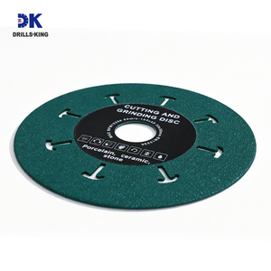 Disques de meulage <span class=keywords><strong>diamant</strong></span>és de 4,5/5 pouces, lames de coupe brasées sous vide, lame de scie double face à faible résistance pour carreaux de porcelaine et de céramique - Product Image 5