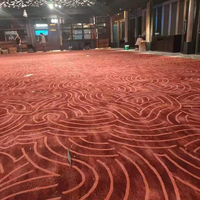 Großhandel Nylon-Schlingenflor Rutschfester Haustierfreundlicher Wand-zu-Wand Hochzeits-Event Roter Bodenteppich in Rollen für Hotellobby