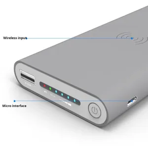 <strong>Wireless</strong> <strong>Charging</strong> 10W 3-in-1 Mini Ultra-Small Power Bank <strong>Case</strong> Plastic USB-A Output Lithium-Ion Battery Large Capacity Power - Product Image 2