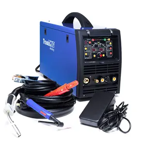 Single Phase High Frequency 250Amp 3IN1 Multi Function Pulse MIG TIG MMA Welder With Pulse MIG TIG And Synergic MIG