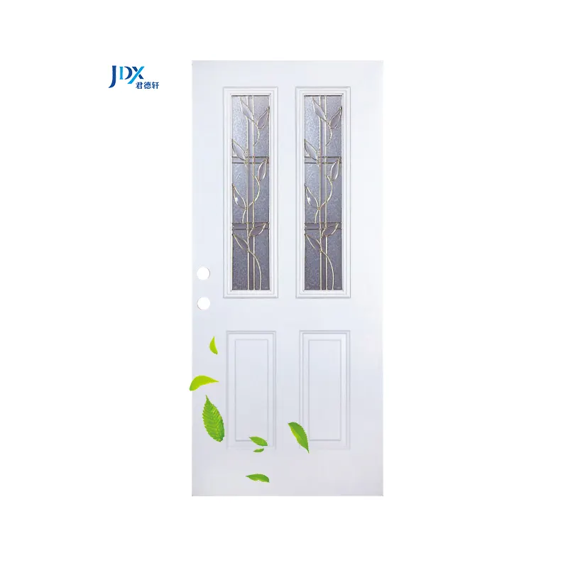 Ударопрочная волоконная дверь Craftsman, интерьер из стекловолокна, для кухни, входная двойная дверь, раздвижная Стекловолоконная передняя дверь с рамой