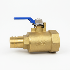Válvula de Bola de Latón DN25 de Alta Presión con Conexión de Manguera Bloqueable para Suministro de Agua y Plomería - Product Image 2