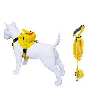小型ミドルペット用ベストスタイルペットハーネス犬漫画バックパック犬リーシュハーネスセット - Product Image 2