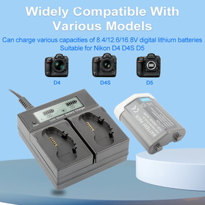 Cargador Rápido Doble LCD EN-EL18 ENEL18 para <span class=keywords><strong>Nikon</strong></span> D4 D4S <span class=keywords><strong>D5</strong></span> D6 - Product Image 4