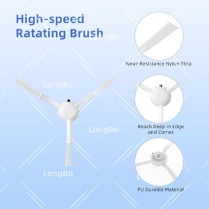 Cepillo principal de rodillo cepillo lateral filtro HEPA almohadilla de trapeador aptos para Xiaomi <span class=keywords><strong>Dreame</strong></span> <span class=keywords><strong>D9</strong></span> <span class=keywords><strong>Pro</strong></span> Max L10 <span class=keywords><strong>Pro</strong></span> - Product Image 4