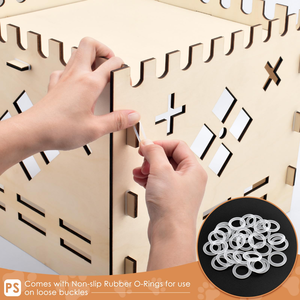 Extra Large Wooden <span class=keywords><strong>Rabbit</strong></span> Hideout Castle Indoor Outdoor Bunny <span class=keywords><strong>Houses</strong></span> destacável pequeno Animal Play Hideaway Hut para Coelhos - Product Image 5