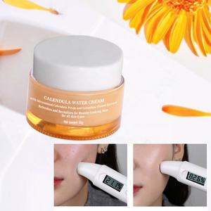 Crema Hidratante Facial Orgánica de Caléndula de 50g, Crema Revitalizante con Efecto Explosión de Agua - Product Image 6