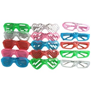 Gafas LED luminosas Persianas de flash fluorescentes para fiestas de conciertos y vítores Accesorios y juguetes al por mayor Decoración de fiesta novedosa - Product Image 2