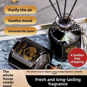 <b>Reed</b> <b>Diffuser</b> Set With Tassel,Long Lasting Scented <b>Oil</b> Sticks for Home Fragrance Bathroom Toilet Odor Eliminator Decor - Product Image 2