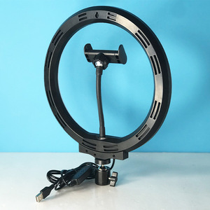 Nuevo producto caliente al aire libre útil belleza anillo luz foto difusión lámpara fábrica 10 pulgadas escritorio relleno LED luz sin trípode - Product Image 6