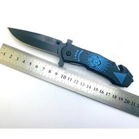 Couteau pliant en plastique de poche multifonction, type de matériau en acier inoxydable, utilitaire de survie de camping