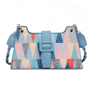 Bolso pequeño de mujer de colores contrastantes, bolso informal para mujer, bolso de hombro, bolso de lujo para mujer, bolso cruzado - Product Image 3