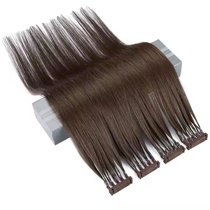 Extensions de cheveux 6D vierges russes naturelles Remy, alignées aux cuticules, pour salon - Product Image 5