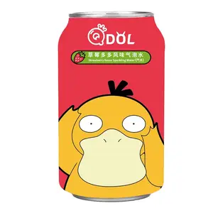 Japan Carbonated Drinks QDOL Sparkling Water All Flavor Drinking Water Beverage Exotic strawberry beverages Drinks