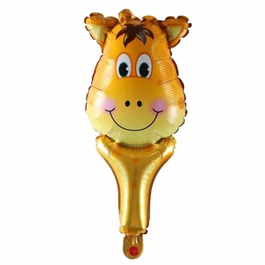 Gros manipulé Animal tête feuille ballons tigre Lion gonflable ballon à Air <span class=keywords><strong>Jungle</strong></span> thème enfants jouet fête d'<span class=keywords><strong>anniversaire</strong></span> décoration - Product Image 4