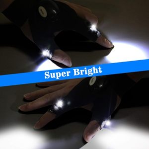 Premium impermeabile torcia a LED guanti Cool Gadget luci da dito per campeggio pesca regalo per gli uomini fidanzato marito - Product Image 2