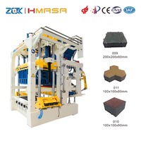 Ligne de production de machine à fabriquer des blocs de béton hydrauliques entièrement automatiques à haute efficacité ZCJK ZC1500