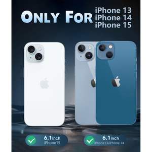 Funda Transparente Magnética para iPhone 15 con Protector de Pantalla Compatible - Product Image 2