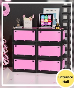 23L Cute Girl-Style Foldable PP Plastic <strong>Storage</strong> Boxes Bins New Style <strong>Collapsible</strong> <strong>Storage</strong> Bin Camping Garden Pincin <strong>Storage</strong> - Product Image 6