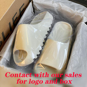 Sandales d'extérieur unisexes sans logo, couleur unie, pour hommes, décontractées, en EVA, semelle épaisse, pantoufles personnalisées pour femmes, amortissantes, légères - Product Image 2