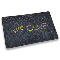 Diseño personalizado de lujo UV mate negro RFID NFC tarjeta de visita 13,56 MHz T5577 Chip para aplicaciones de hotel