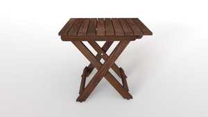 Mesa de centro plegable de madera Sheesam simple y elegante, muebles para el hogar portátiles y decorativos para sala de estar de apartamento pequeño - Product Image 3