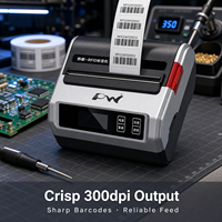 Imprimante d'étiquettes portable, vente en gros directe d'usine, imprimante d'étiquettes thermiques et par transfert thermique pour la gestion des actifs