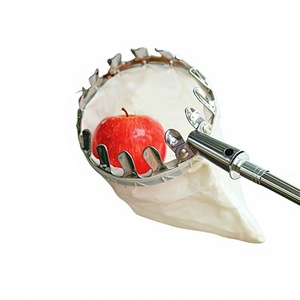 Venta al por mayor: Nuevo y potente palo telescópico multifuncional de acero inoxidable plateado para recolección de frutas en huertos de gran altitud - Product Image 1