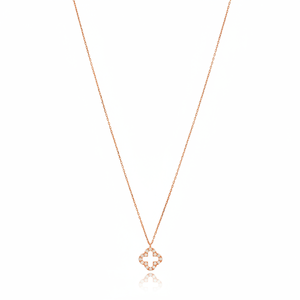 Minimalish ที่สง่างามโคลเวอร์รอบตัดเพทายจี้หินตุรกีที่ทำด้วยมือขายส่ง925เครื่องประดับเงินสเตอร์ลิง - Product Image 2