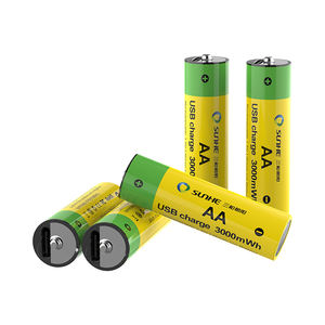 스마트 경제적 디자인 AA <span class=keywords><strong>AAA1.5V</strong></span> 충전식 배터리 (충전기 포함) - Product Image 1