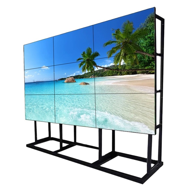 Most Popular 55 Inch LCD 4K Video Wall Digital Signage SDK Cloud-Based CMS for Retail Store Shopping Mall 5 Year Warranty Indoor