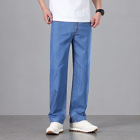 En stock, jeans droits pour homme, en coton, style vintage, pantalon en denim, expédition rapide, vente en gros