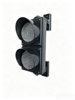 Unité 2 aspects 12-24V CC 100mm 200mm 300mm Lampe de signalisation LED pour barrière de stationnement, feux de circulation rouge-vert avec télécommande pour véhicules