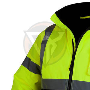 OEM ODM precio al por mayor trabajo seguridad desgaste chaqueta precio de fábrica manga larga Hi Vis trabajo seguridad hombres chaquetas - Product Image 4