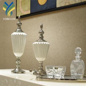 モダンラグジュアリーPVCビニールホテル壁紙防水耐火内装耐熱生地 - Product Image 3