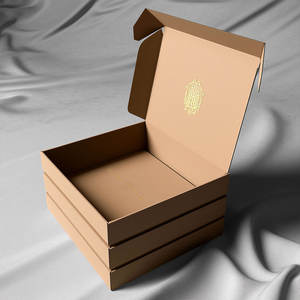 Caja de correo de colores respetuosa con el medio ambiente de lujo, regalo de cartón, embalaje de ropa, envío de avión de papel, caja de envío Postal corrugada - Product Image 4