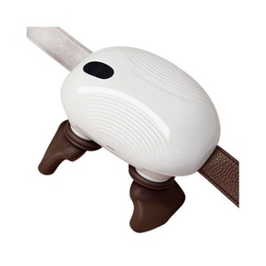 Wireless Multi Functional Neck Shoulder Massager Beige Brown Rechargeable Heating Infrared Therapy Portable Z10 - Product Image 2