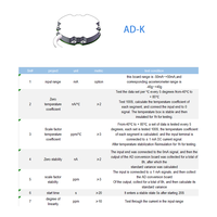 Circuit de conversion AD haute précision 32 bits, convertisseur numérique RS422 pour le traitement des signaux d'accéléromètre à quartz