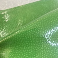 Dernier modèle populaire de tissu en cuir PU Rexine brillant à motif grainé, imperméable, pour meubles et canapés